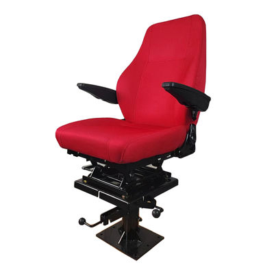 ซื้อ ที่นั่งสตาติกสีแดง S802 ที่นั่งคนขับรถไฟหมุนพร้อมปรับเข่าหลัง online manufacture